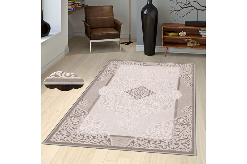Homefesto Tæppe 140x220 cm - Flerfarvet - Tekstiler - Tæpper - Orientalske tæpper