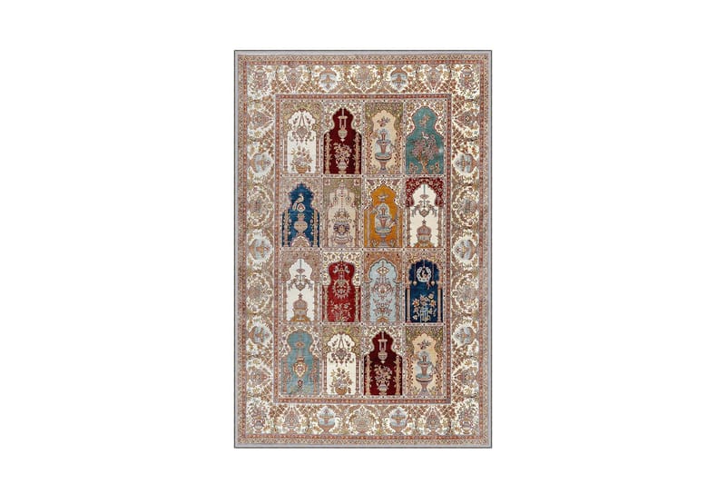 Homefesto Tæppe 140x220 cm - Flerfarvet - Tekstiler - Tæpper - Orientalske tæpper