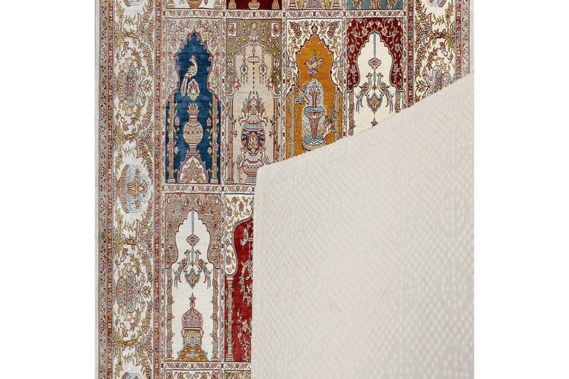 Homefesto Tæppe 140x220 cm - Flerfarvet - Tekstiler - Tæpper - Orientalske tæpper