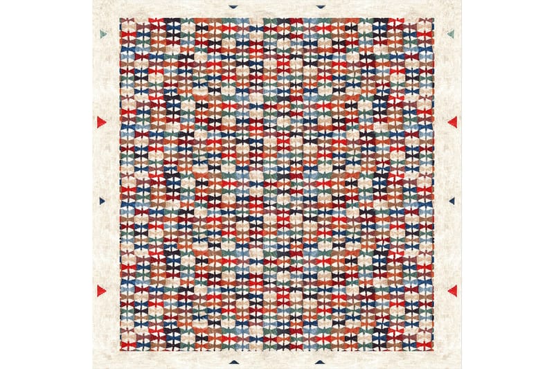 Homefesto Tæppe 140x220 cm - Flerfarvet - Tekstiler - Tæpper - Orientalske tæpper