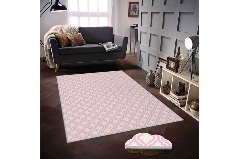 Homefesto Tæppe 140x220 cm - Flerfarvet - Tekstiler - Tæpper - Orientalske tæpper