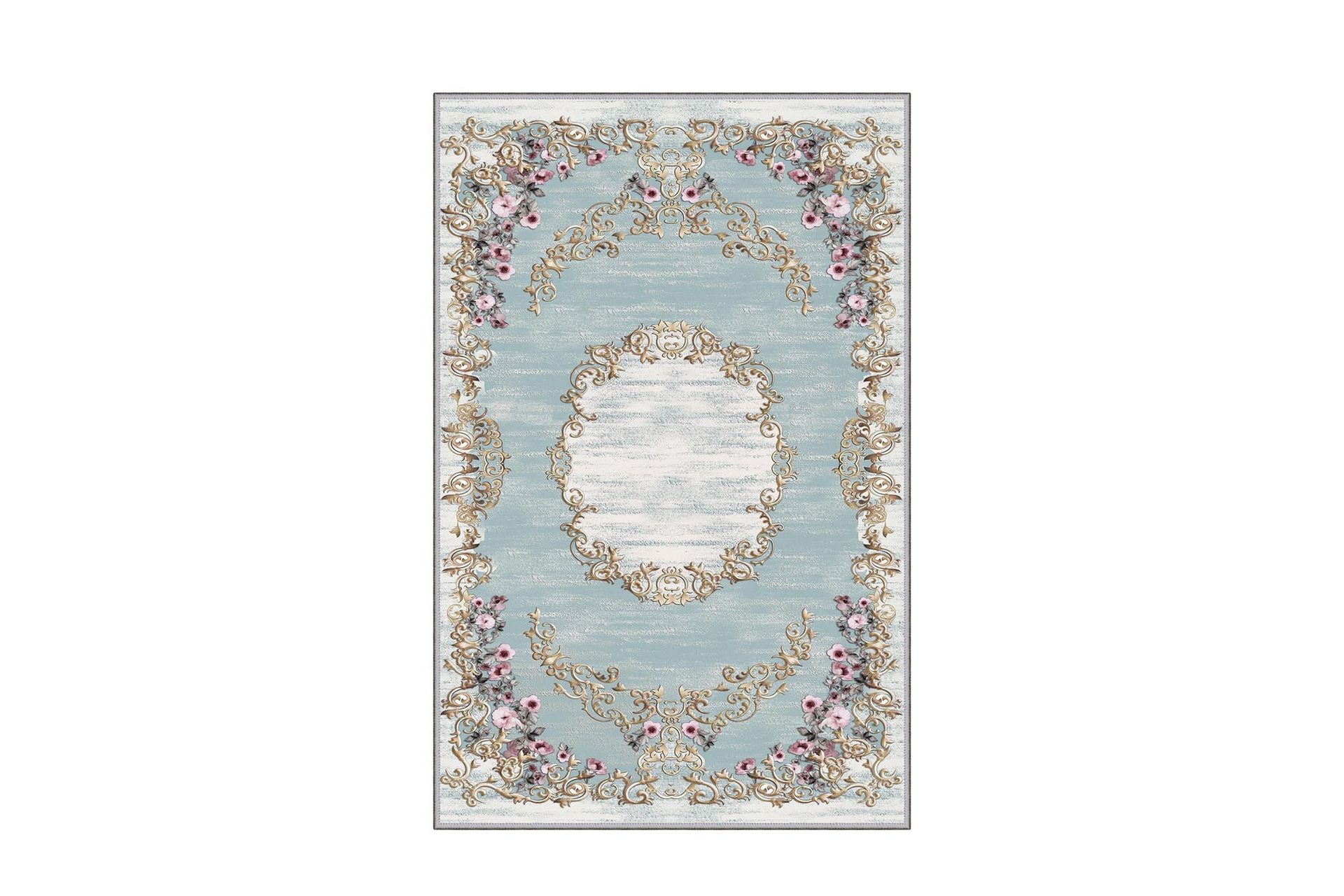 Homefesto Tæppe 140x220 cm - Flerfarvet - Tekstiler - Tæpper - Orientalske tæpper