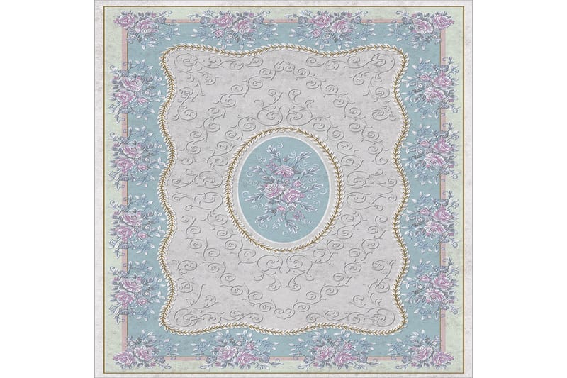 Homefesto Tæppe 140x220 cm - Flerfarvet - Tekstiler - Tæpper - Orientalske tæpper