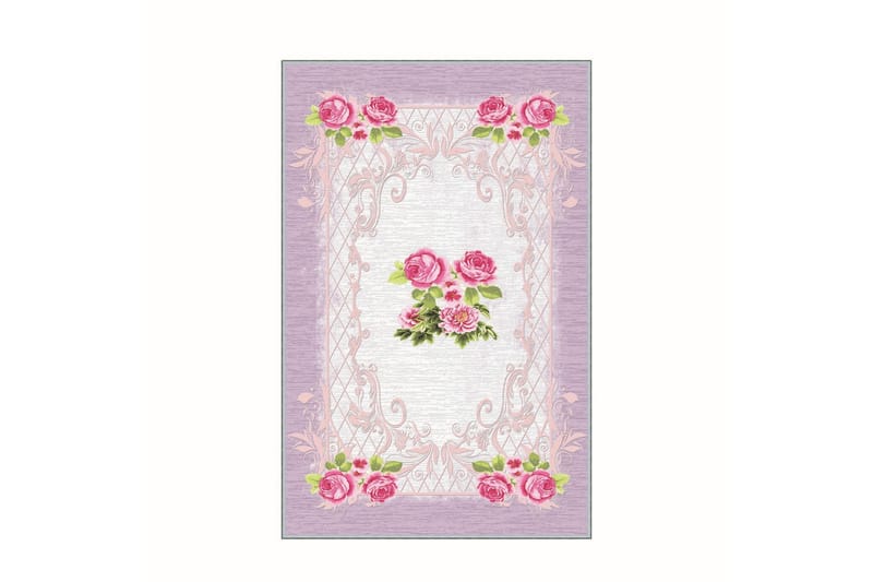 Homefesto Tæppe 140x220 cm - Flerfarvet - Tekstiler - Tæpper - Orientalske tæpper