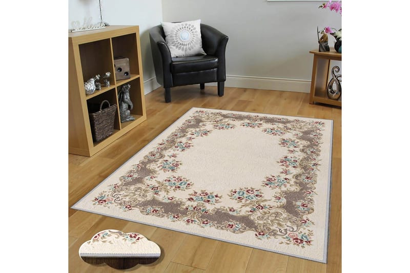 Homefesto Tæppe 140x220 cm - Flerfarvet - Tekstiler - Tæpper - Orientalske tæpper