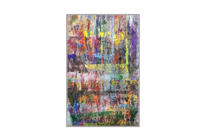 Homefesto Tæppe 140x220 cm - Flerfarvet - Tekstiler - Tæpper - Orientalske tæpper
