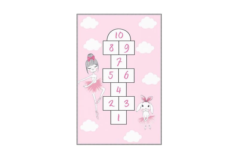 Homefesto Tæppe 140x220 cm - Flerfarvet - Tekstiler - Tæpper - Orientalske tæpper