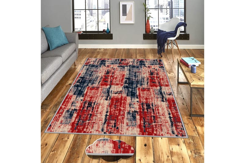 Homefesto Tæppe 140x220 cm - Flerfarvet - Tekstiler - Tæpper - Orientalske tæpper