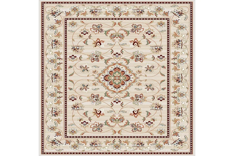 Homefesto Tæppe 140x220 cm - Flerfarvet - Tekstiler - Tæpper - Orientalske tæpper