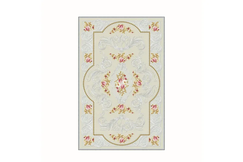 Homefesto Tæppe 140x220 cm - Flerfarvet - Tekstiler - Tæpper - Orientalske tæpper