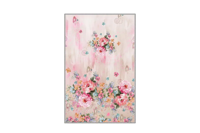 Homefesto Tæppe 140x220 cm - Flerfarvet - Tekstiler - Tæpper - Orientalske tæpper