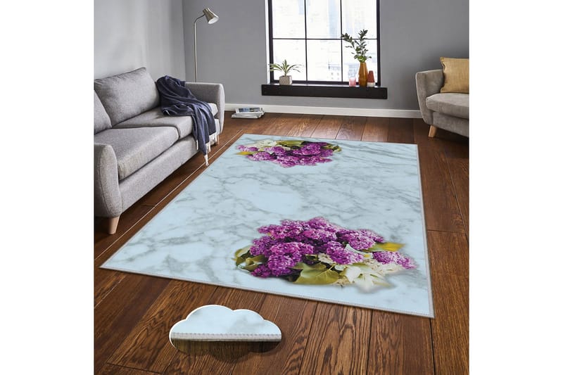 Homefesto Tæppe 140x220 cm - Flerfarvet - Tekstiler - Tæpper - Orientalske tæpper