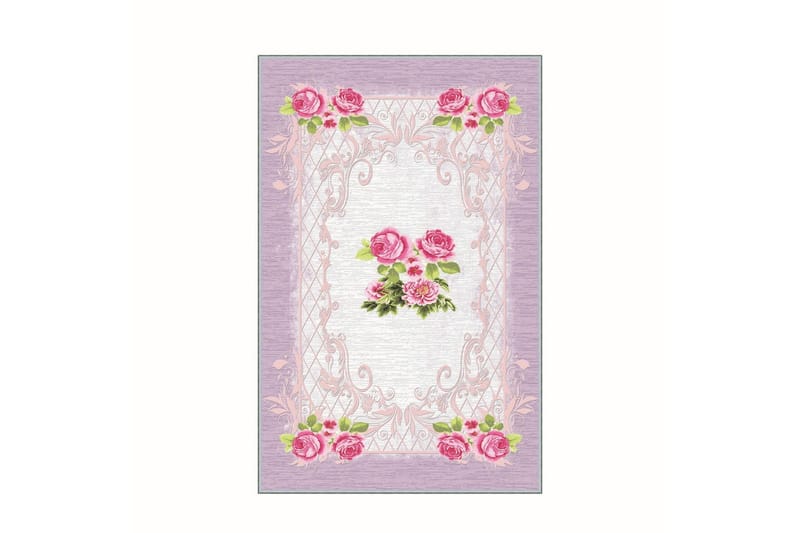 Homefesto Tæppe 140x220 cm - Flerfarvet - Tekstiler - Tæpper - Orientalske tæpper