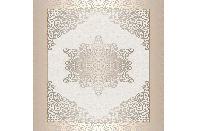 Homefesto Tæppe 140x220 cm - Flerfarvet - Tekstiler - Tæpper - Orientalske tæpper