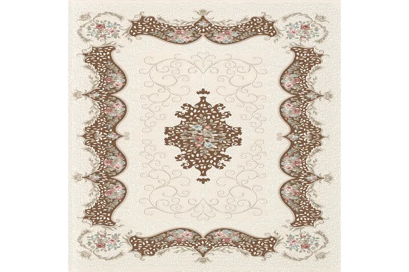 Homefesto Tæppe 140x220 cm - Flerfarvet - Tekstiler - Tæpper - Orientalske tæpper