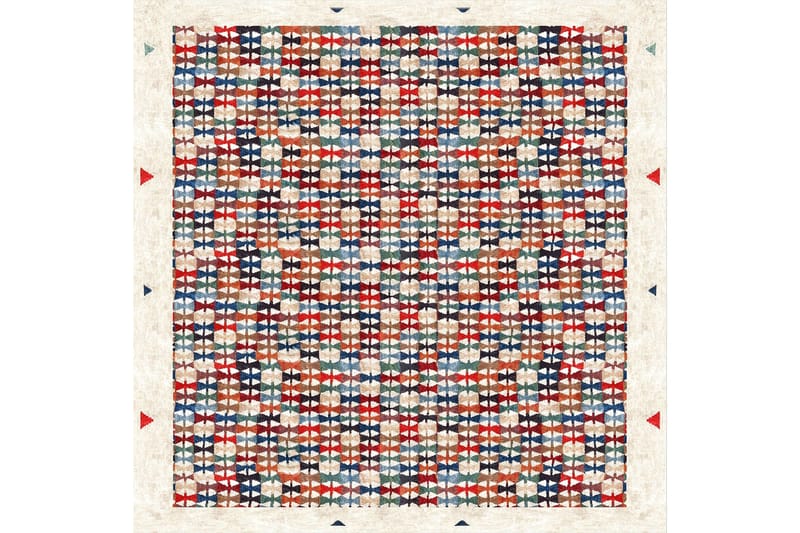 Homefesto Tæppe 140x220 cm - Flerfarvet - Tekstiler - Tæpper - Orientalske tæpper