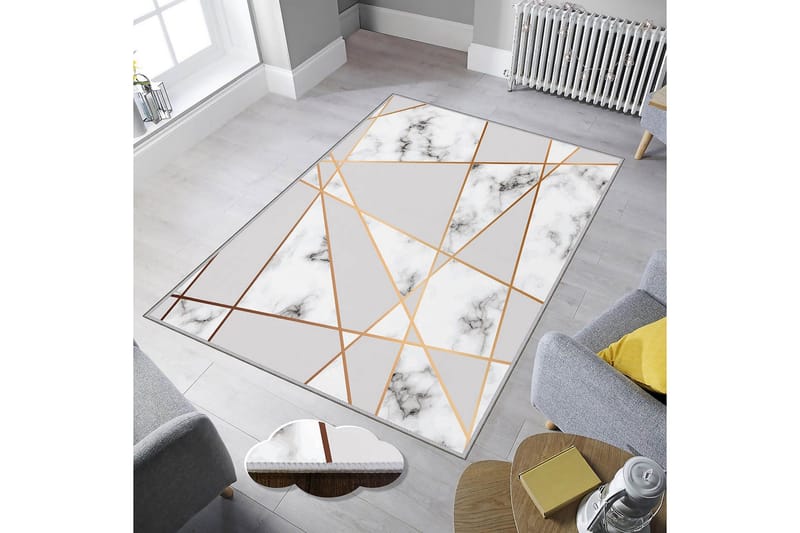 Homefesto Tæppe 140x220 cm - Flerfarvet - Tekstiler - Tæpper - Orientalske tæpper