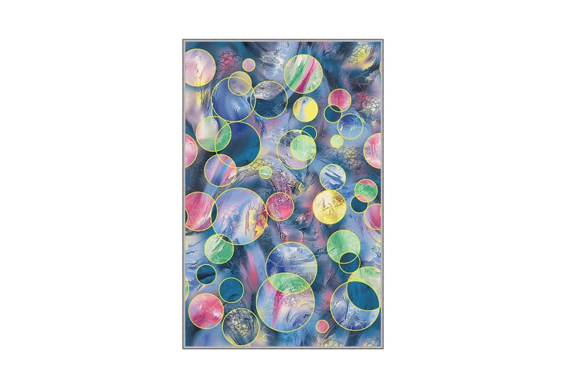 Homefesto Tæppe 140x220 cm - Flerfarvet - Tekstiler - Tæpper - Orientalske tæpper