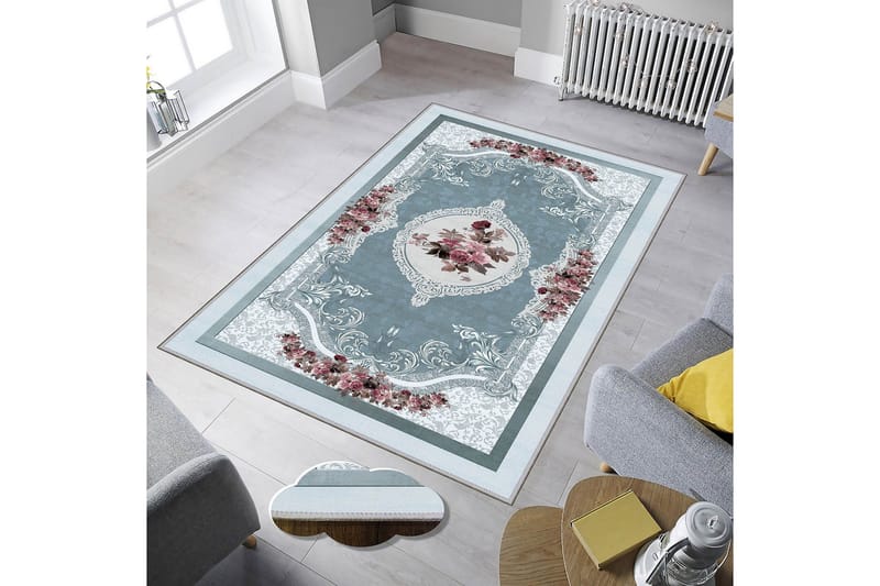 Homefesto Tæppe 140x220 cm - Flerfarvet - Tekstiler - Tæpper - Orientalske tæpper