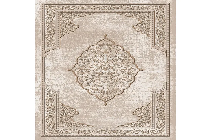 Homefesto Tæppe 140x220 cm - Flerfarvet - Tekstiler - Tæpper - Orientalske tæpper