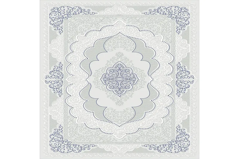 Homefesto Tæppe 140x220 cm - Flerfarvet - Tekstiler - Tæpper - Orientalske tæpper