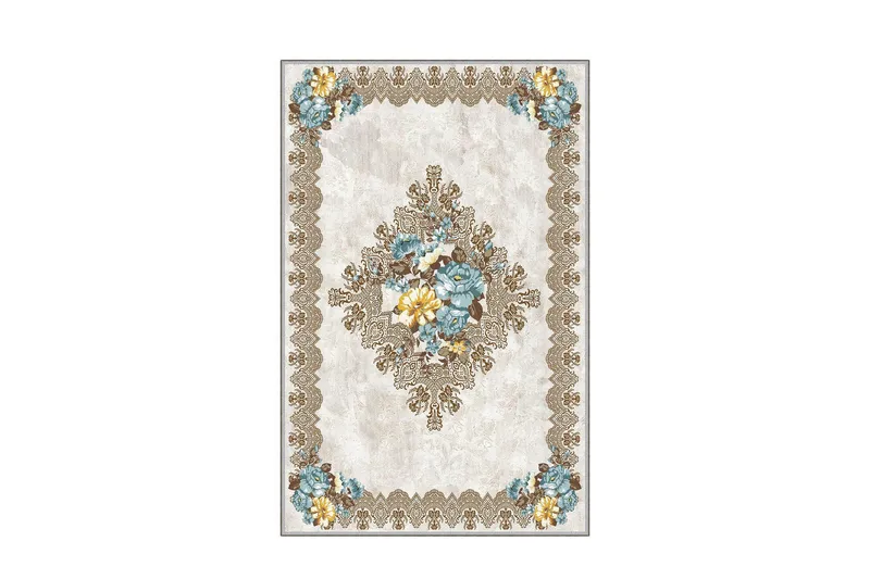 Homefesto Tæppe 140x220 cm - Flerfarvet - Tekstiler - Tæpper - Orientalske tæpper