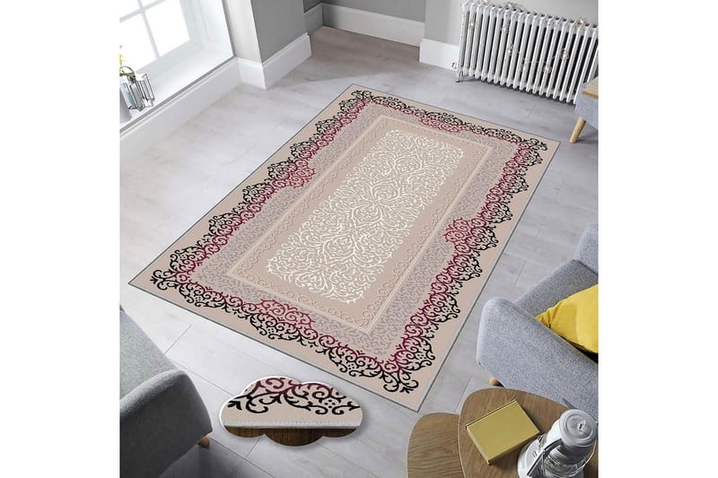 Homefesto Tæppe 140x220 cm - Flerfarvet - Tekstiler - Tæpper - Orientalske tæpper