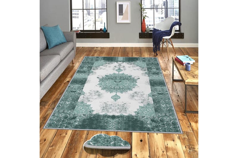 Homefesto Tæppe 140x220 cm - Flerfarvet - Tekstiler - Tæpper - Orientalske tæpper