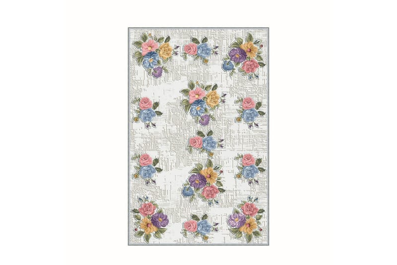 Homefesto Tæppe 140x220 cm - Flerfarvet - Tekstiler - Tæpper - Orientalske tæpper