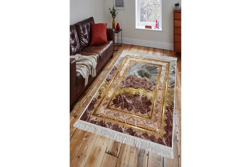 Homefesto Tæppe 140x220 cm - Flerfarvet/Velour - Orientalske tæpper - Persisk tæppe