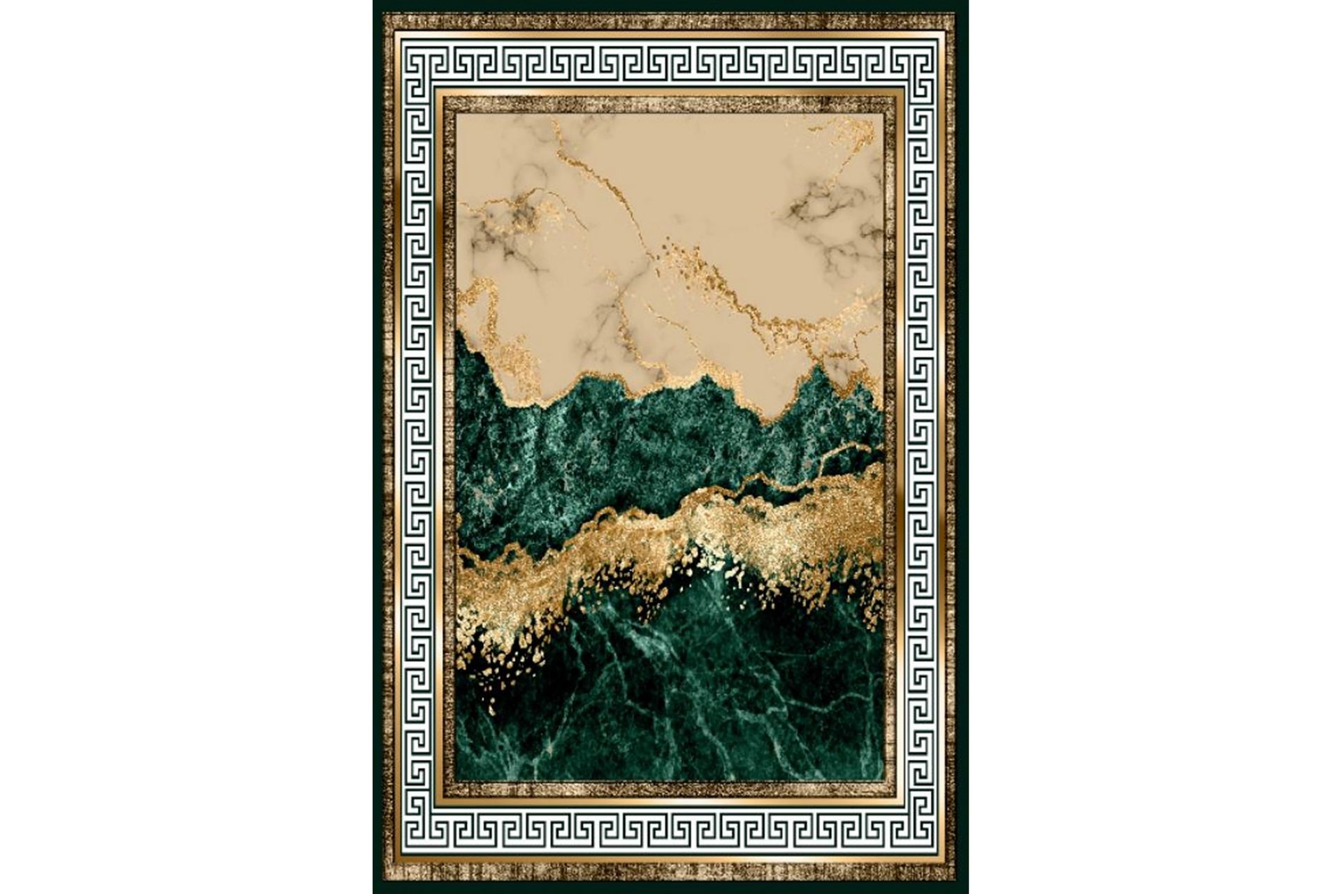 Homefesto Tæppe 140x220 cm - Flerfarvet/Velour - Tekstiler - Tæpper - Orientalske tæpper