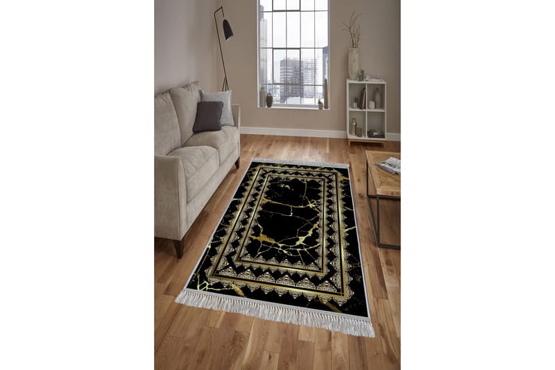 Homefesto Tæppe 140x220 cm - Flerfarvet/Velour - Tekstiler - Tæpper - Orientalske tæpper