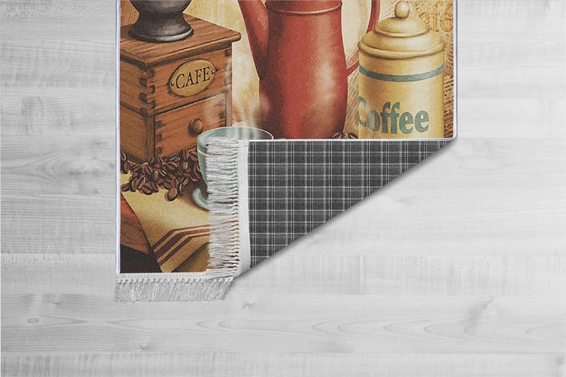 Homefesto Tæppe 140x220 cm - Flerfarvet/Velour - Tekstiler - Tæpper - Orientalske tæpper