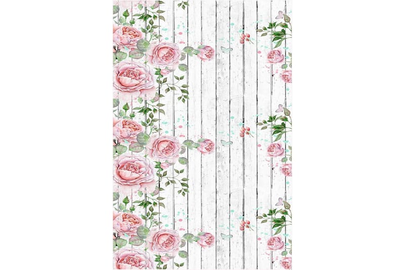 Homefesto Tæppe 140x220 cm - Flerfarvet/Velour - Tekstiler - Tæpper - Orientalske tæpper