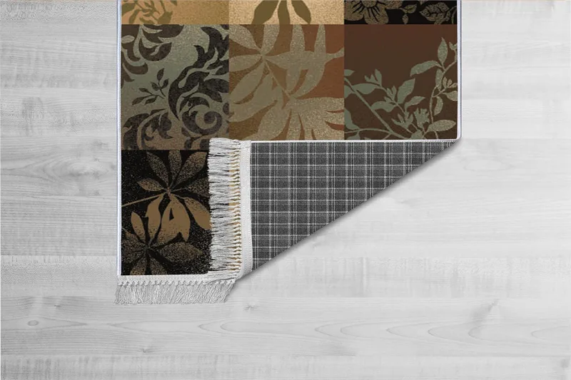 Homefesto Tæppe 140x220 cm - Flerfarvet/Velour - Tekstiler - Tæpper - Orientalske tæpper