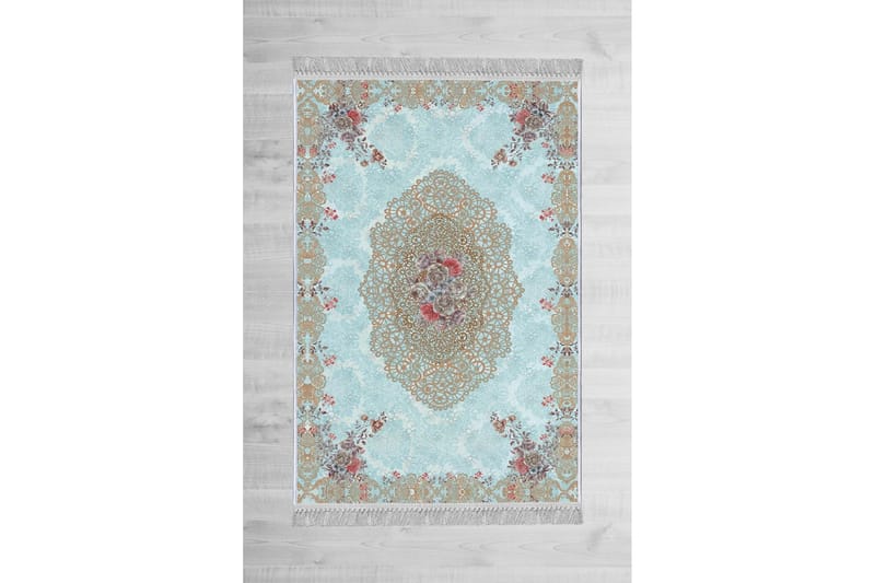 Homefesto Tæppe 140x220 cm - Flerfarvet/Velour - Tekstiler - Tæpper - Orientalske tæpper