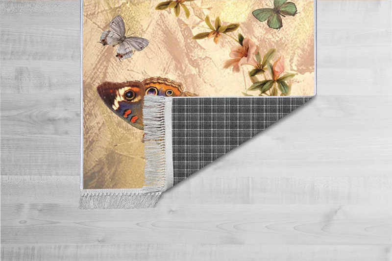 Homefesto Tæppe 140x220 cm, Flerfarvet/Velour