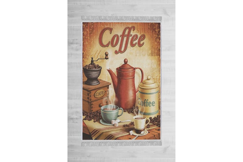 Homefesto Tæppe 140x220 cm - Flerfarvet/Velour - Tekstiler - Tæpper - Orientalske tæpper