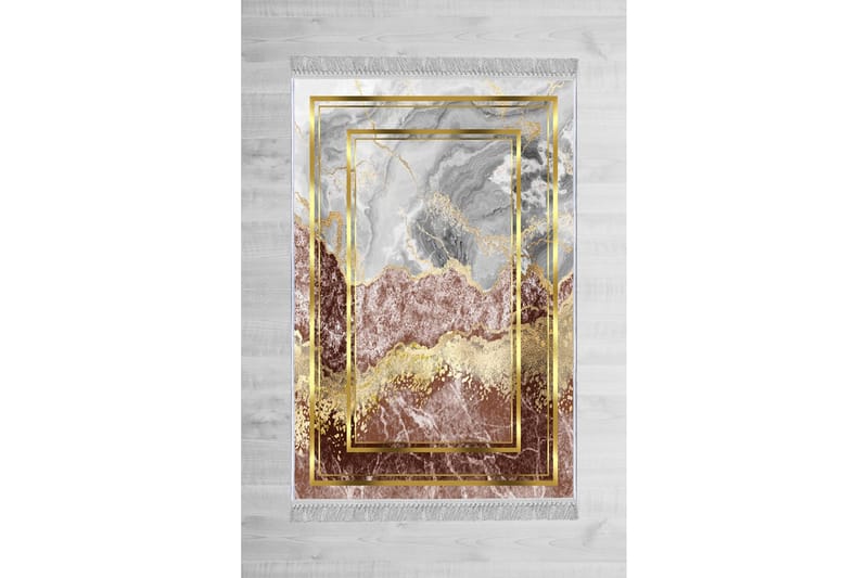 Homefesto Tæppe 140x220 cm - Flerfarvet/Velour - Tekstiler - Tæpper - Orientalske tæpper