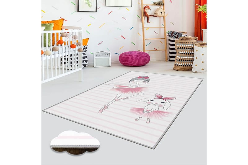 Homefesto Tæppe 140x220 cm, Multifarvet