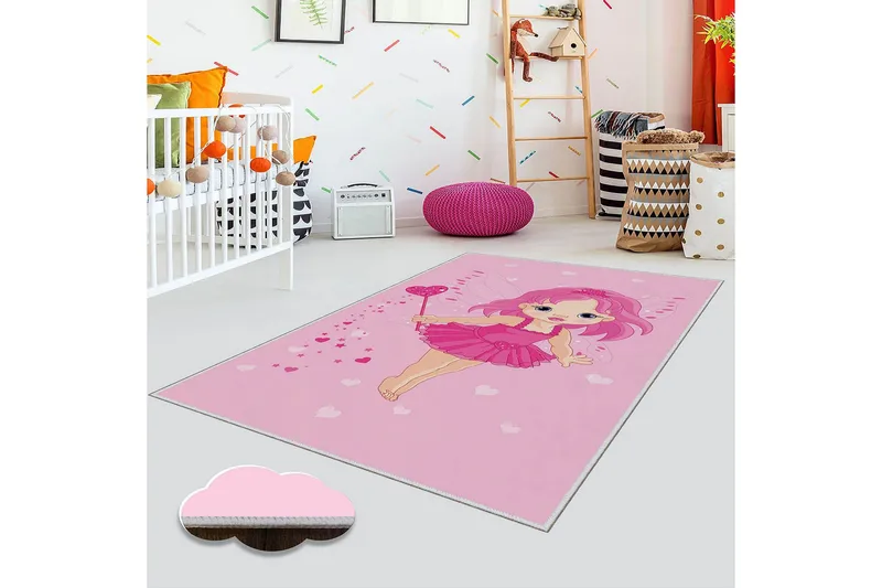 Homefesto Tæppe 140x220 cm, Multifarvet