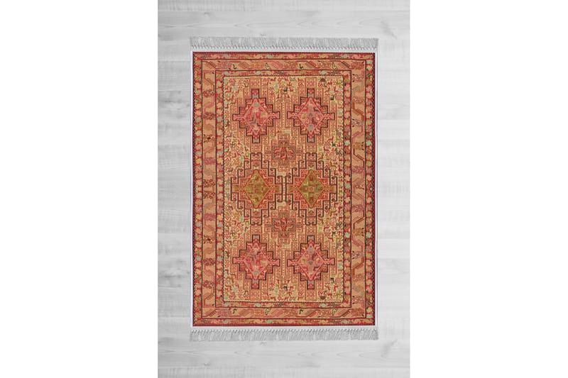 Homefesto Tæppe 140x220 cm - Multifarvet/Fløjl - Tekstiler - Tæpper - Orientalske tæpper