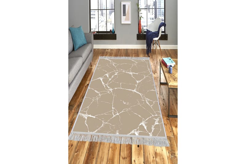 Homefesto Tæppe 140x220 cm - Multifarvet/Fløjl - Tekstiler - Tæpper - Orientalske tæpper