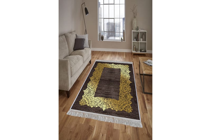 Homefesto Tæppe 140x220 cm - Multifarvet/Fløjl - Tekstiler - Tæpper - Orientalske tæpper