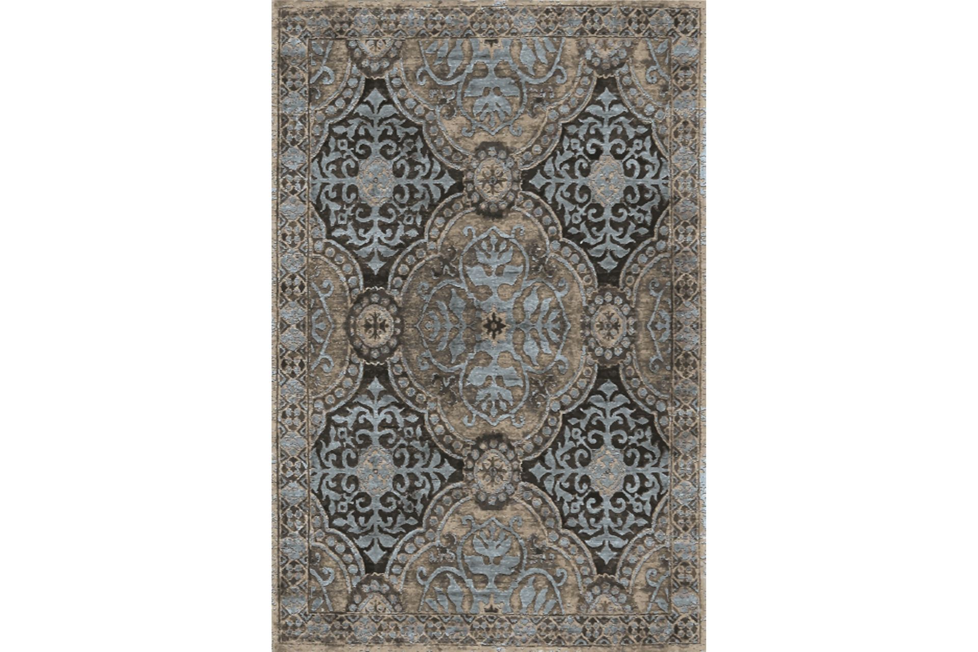 Homefesto Tæppe 140x220 cm - Multifarvet/Fløjl - Tekstiler - Tæpper - Orientalske tæpper
