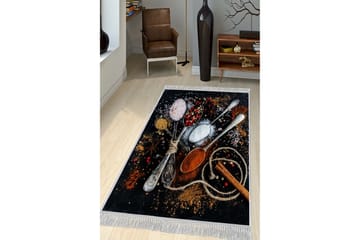 Homefesto Tæppe 140x220 cm - Multifarvet/Fløjl - Tekstiler - Tæpper - Orientalske tæpper