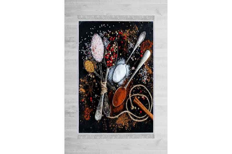 Homefesto Tæppe 140x220 cm - Multifarvet/Fløjl - Tekstiler - Tæpper - Orientalske tæpper