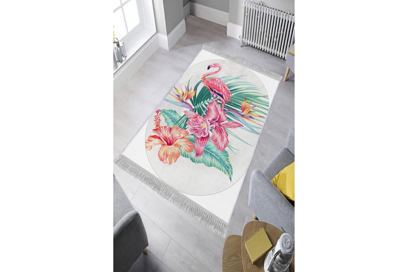 Homefesto Tæppe 140x220 cm - Multifarvet/Fløjl - Tekstiler - Tæpper - Orientalske tæpper