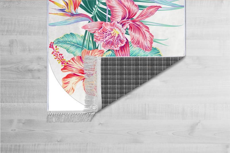 Homefesto Tæppe 140x220 cm - Multifarvet/Fløjl - Tekstiler - Tæpper - Orientalske tæpper