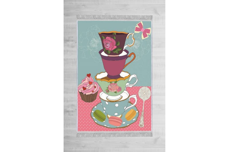 Homefesto Tæppe 140x220 cm - Multifarvet/Fløjl - Tekstiler - Tæpper - Orientalske tæpper